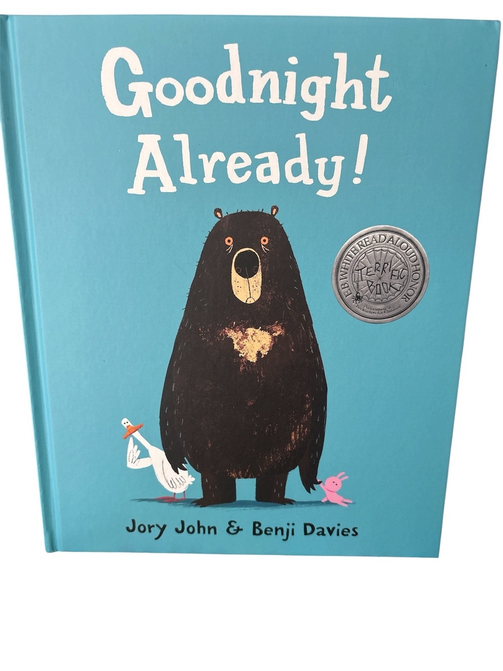 Harper Goodnight Already! Board Book - Teal Cover with Black Bear